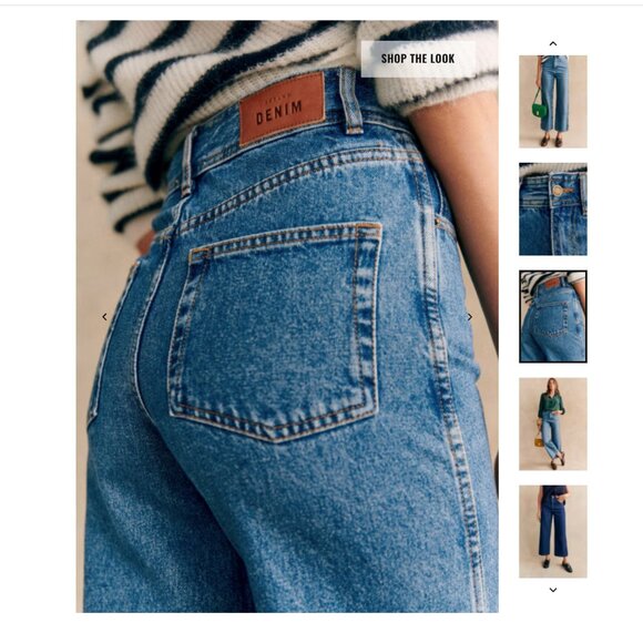 Sezanne Le Crop, Denim Blue, 0, BRAND NEW - Picture 2 of 8